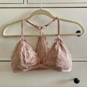 Light Pink Front Clasp Bralette